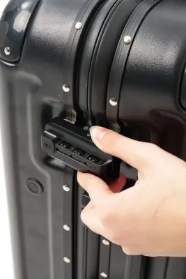 Zampago Glint Ekranlı Led Işıklı Valiz-Siyah ZG-LG4-B - 4