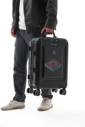 Zampago Glint Ekranlı Led Işıklı Valiz-Siyah ZG-LG4-B - 5