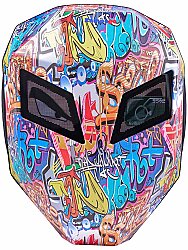 Zampago LED Göz Maskeli Grafiti Akıllı Sırt Çantası – Sert Kasa ZG-IMB-10 - ZampaGo