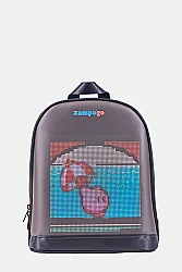 Zampago Moodbag Led Ekranlı Sırt Çantası-Siyah ZG-T7-B - ZampaGo