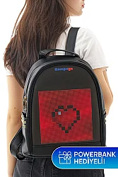 Zampago ShowMe Led Ekranlı Sırt Çantası-Siyah ZG-T5HD-B - 5