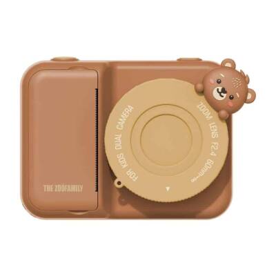 Zoo Family Bear P2 Dijital Kamera ve Fotoğraf Makinesi (Anında Baskı Alınabilen) - 1
