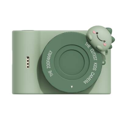 Zoo Family Dino Green C5 Dijital Kamera ve Fotoğraf Makinesi - 1