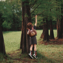 Zoyzoıı Forest Serisi Cute Big Brown Bear Sırt Çantası B01002 - 7