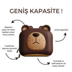 Zoyzoıı Forest Serisi Cute Big Brown Bear Sırt Çantası B01002 - 2
